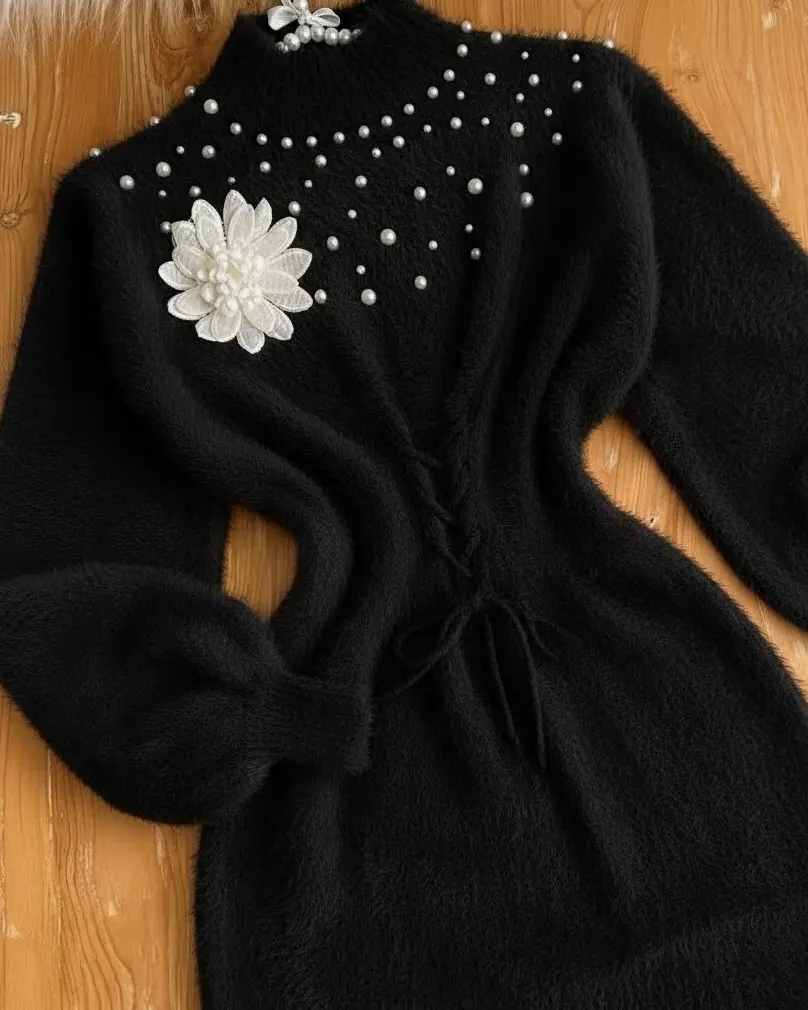 پیراهن موهر مرواریدیh1220