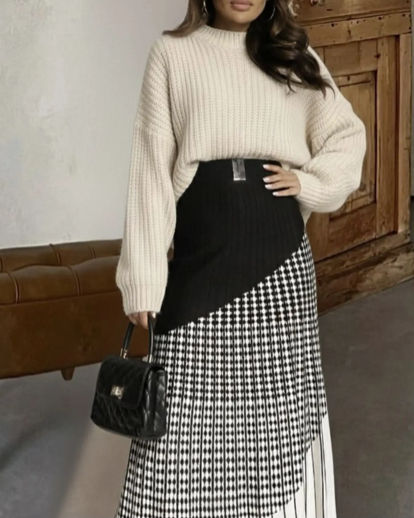 دامن بافت ترک h1247