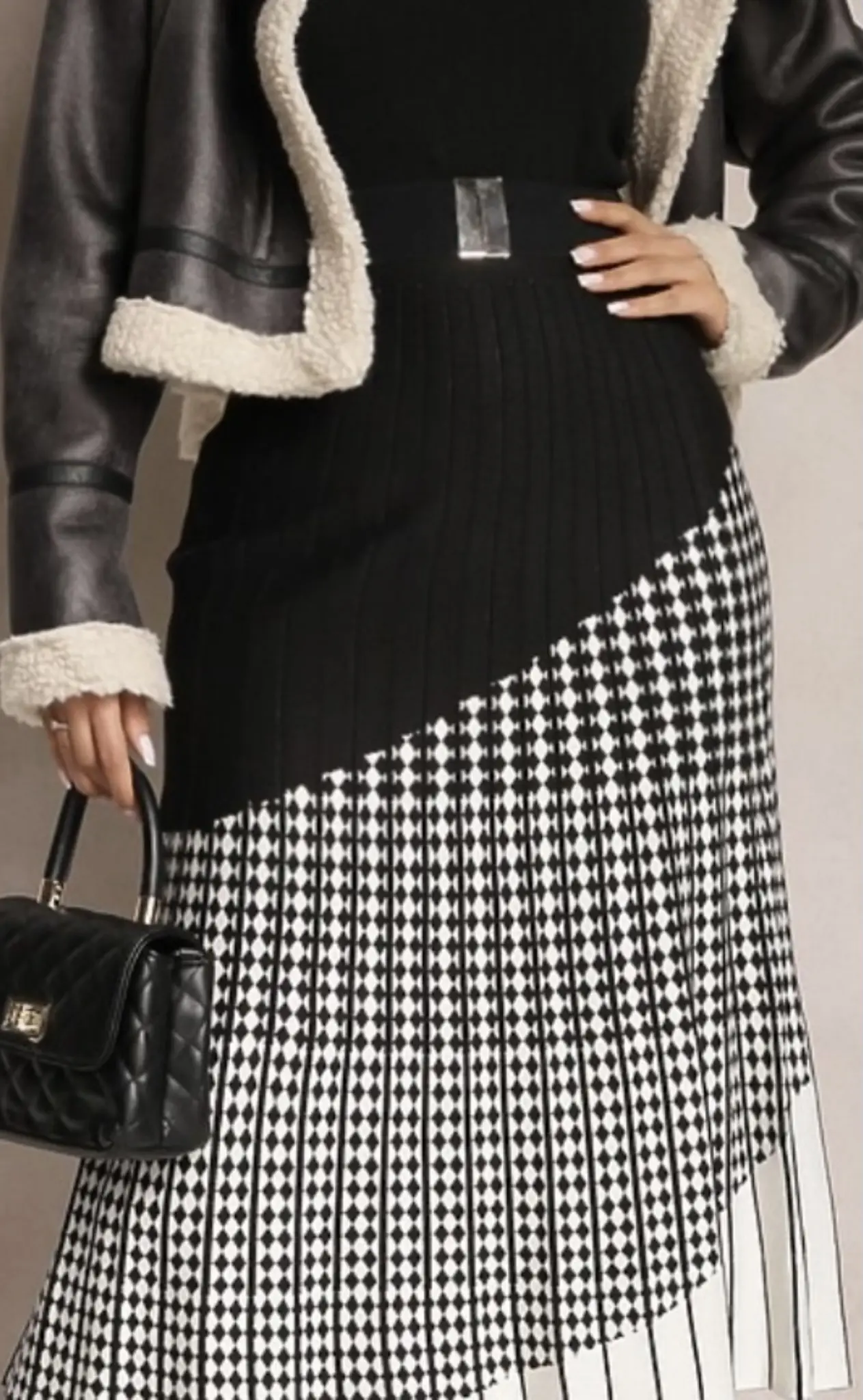 دامن بافت ترک h1247