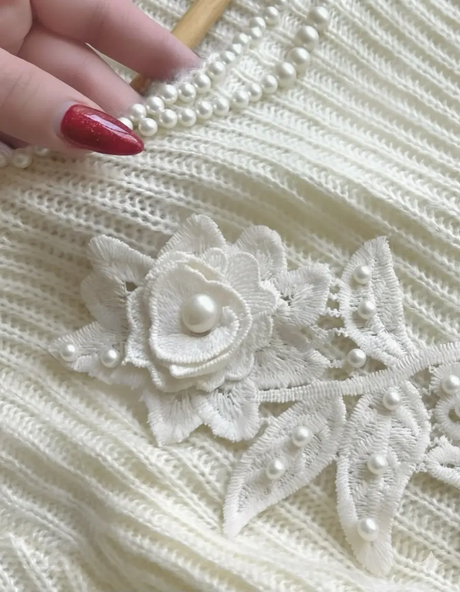 تونیک بافت گل برجستهh1259