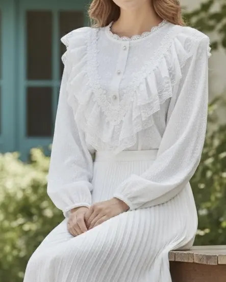 شومیز مجلسی گیپور کارشدهf621