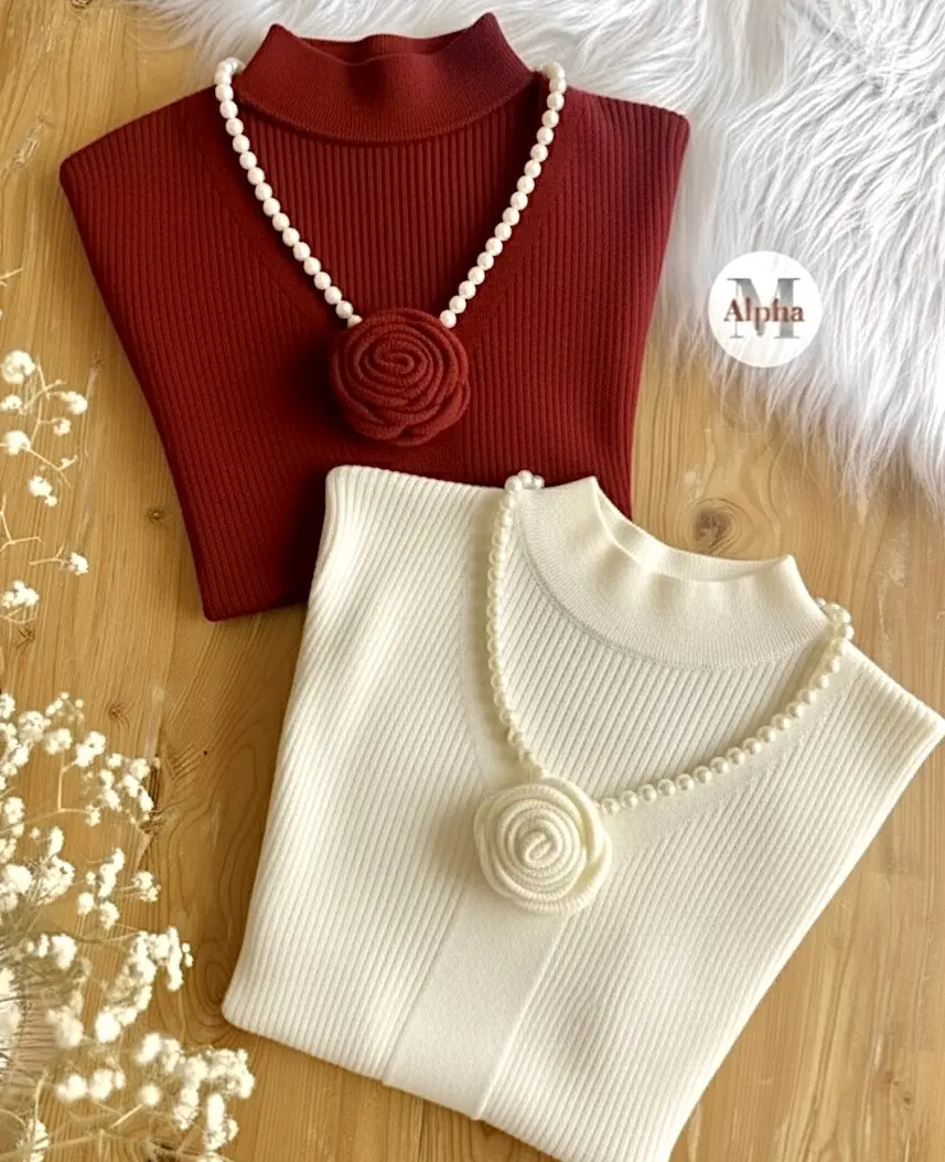 بافت یقه گل h1500