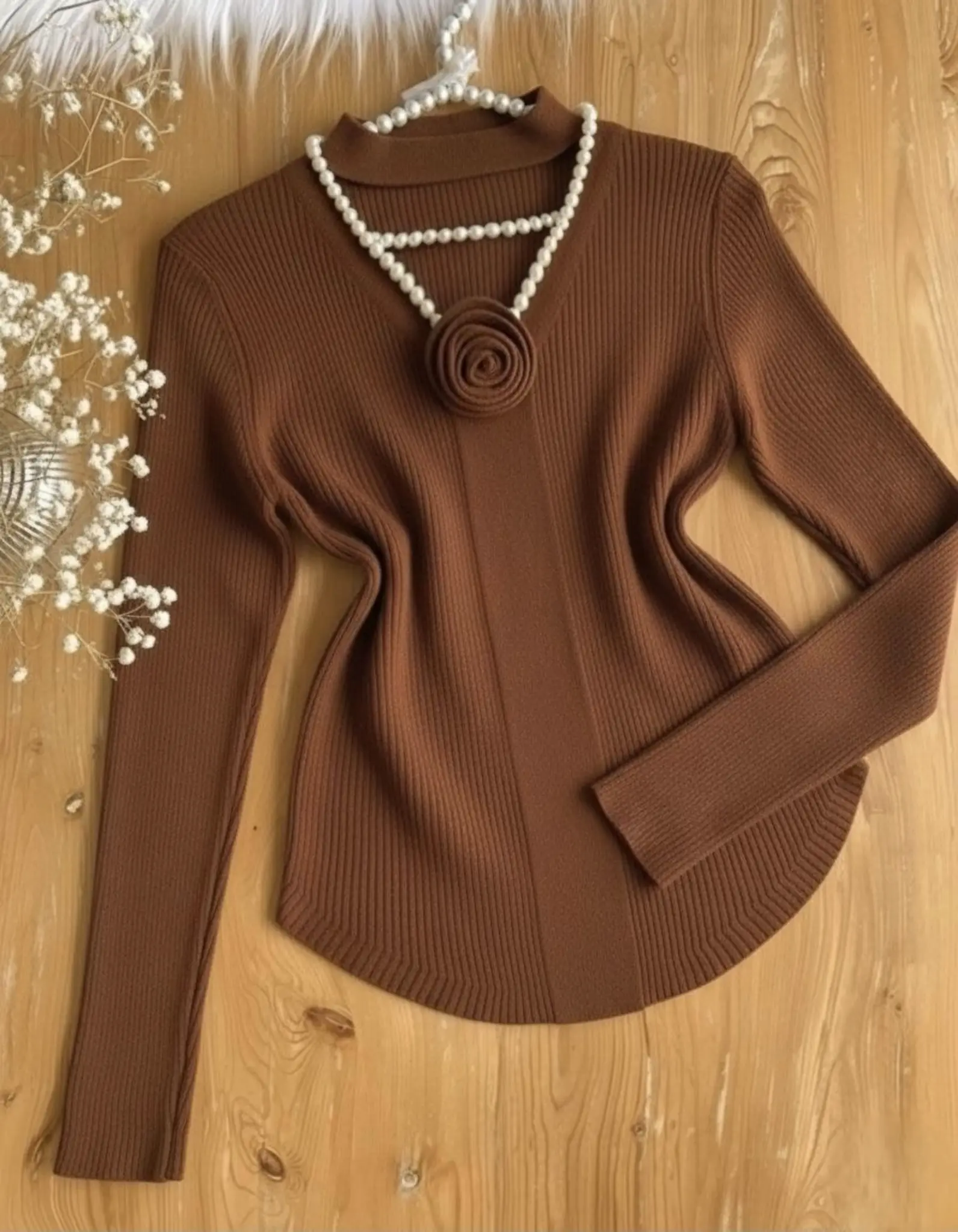 بافت یقه گل h1500