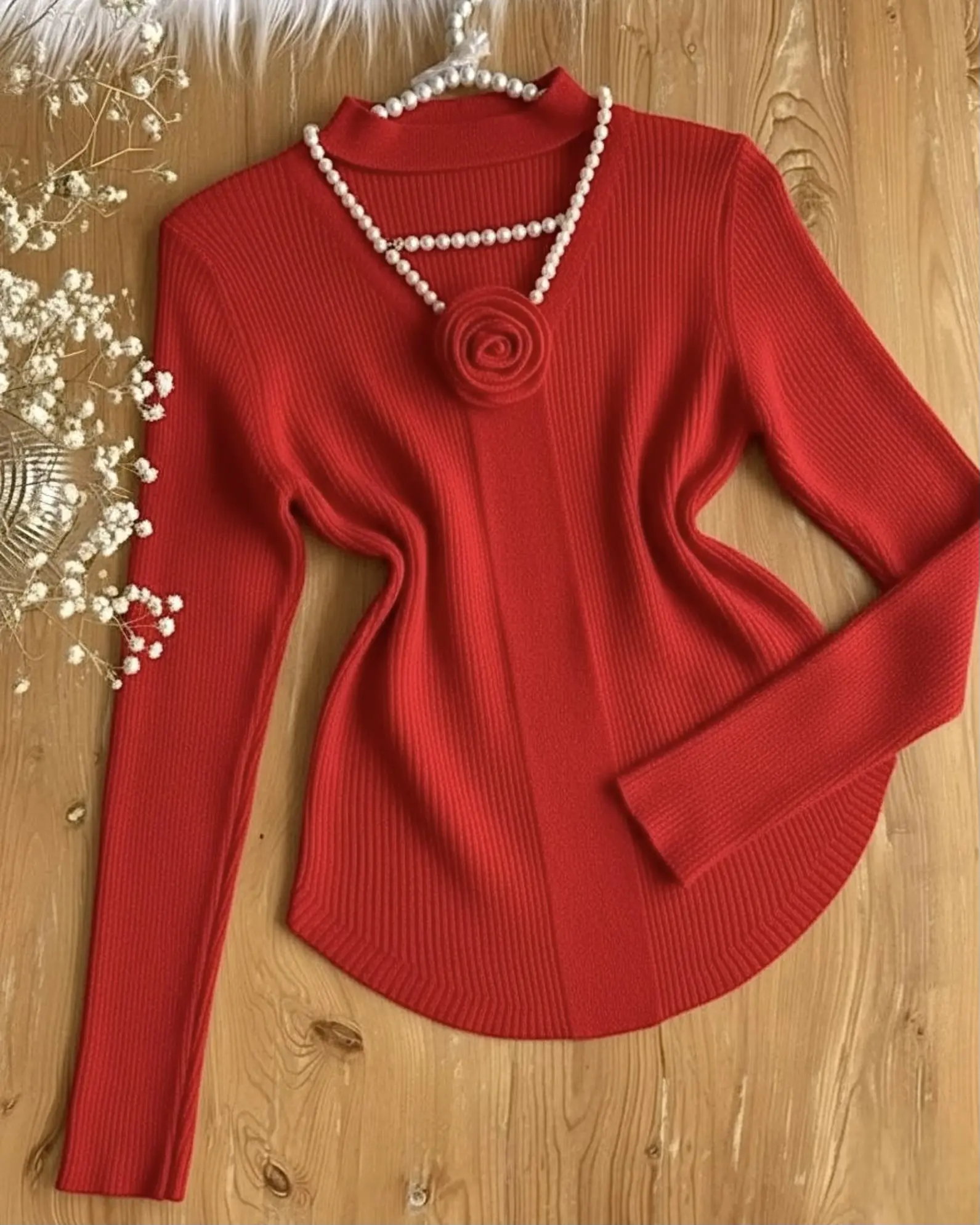 بافت یقه گل h1500