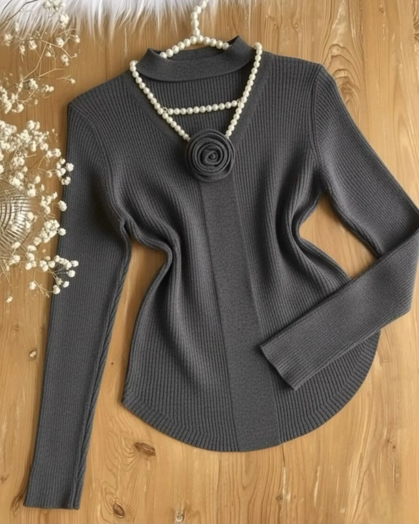 بافت یقه گل h1500