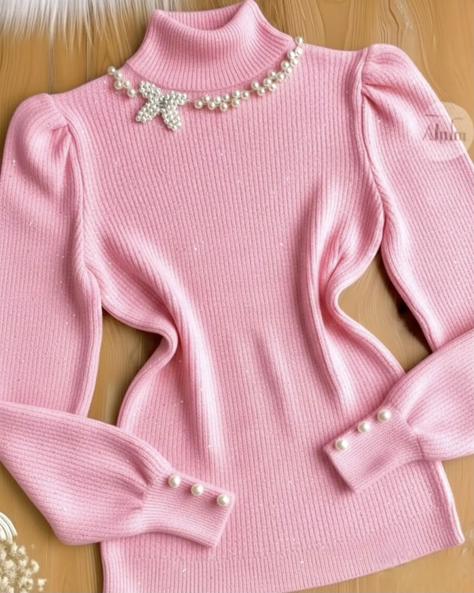 بافت پولکی مروارید کار شدهh1533