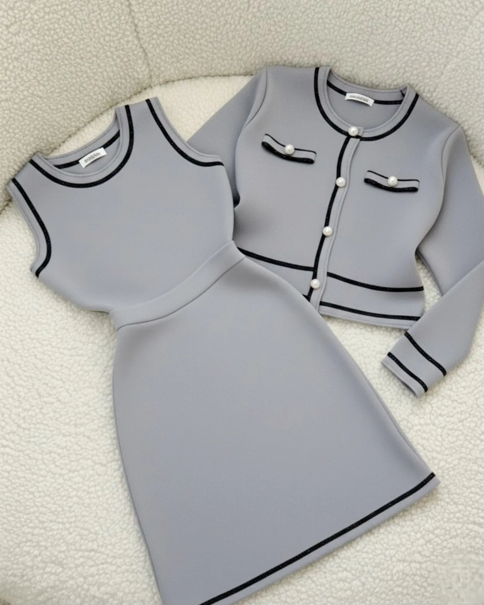 ست کت و سارافون بافتh1560