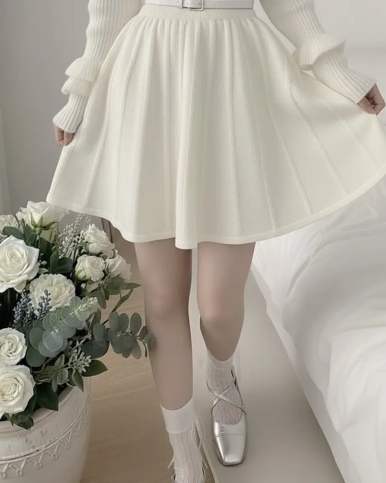 دامن کوتاه بافت h1590