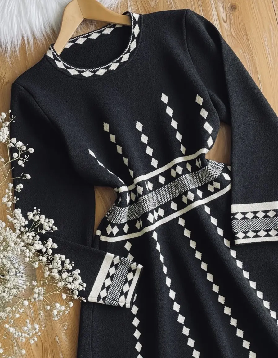 پیراهن بافت عروسکی h1770