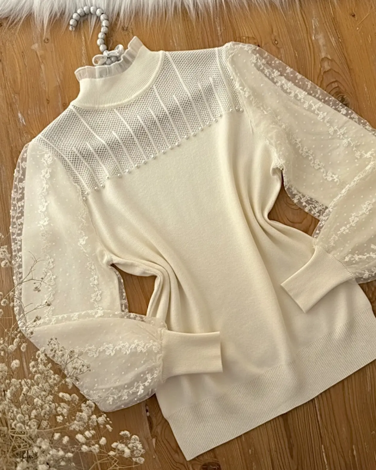 بافت عروسکی آستین گیپورh1815