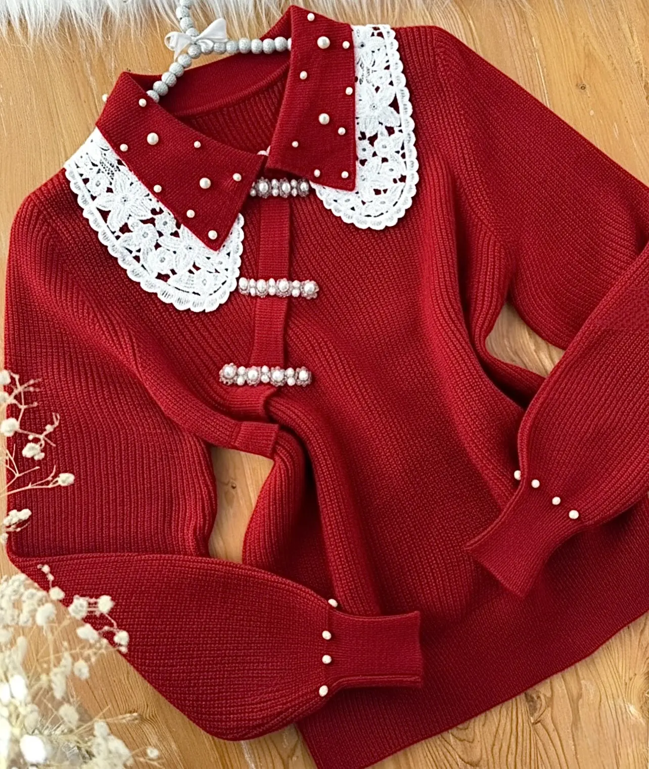 بافت عروسکی یقه گیپورh1850