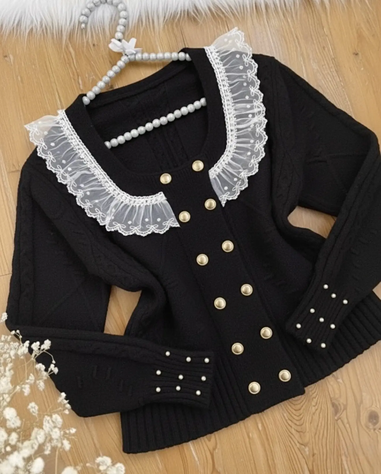 بافت یقه گیپورh1923