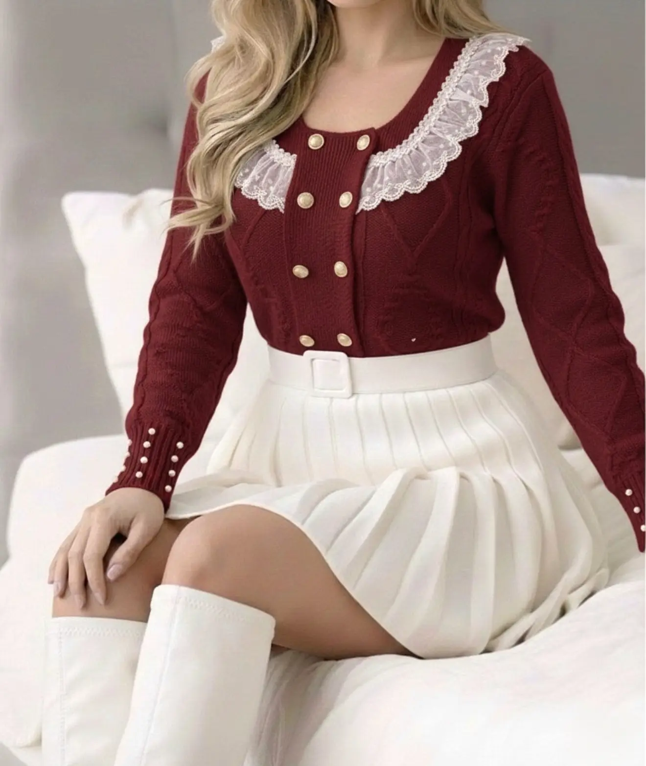 بافت یقه گیپورh1923