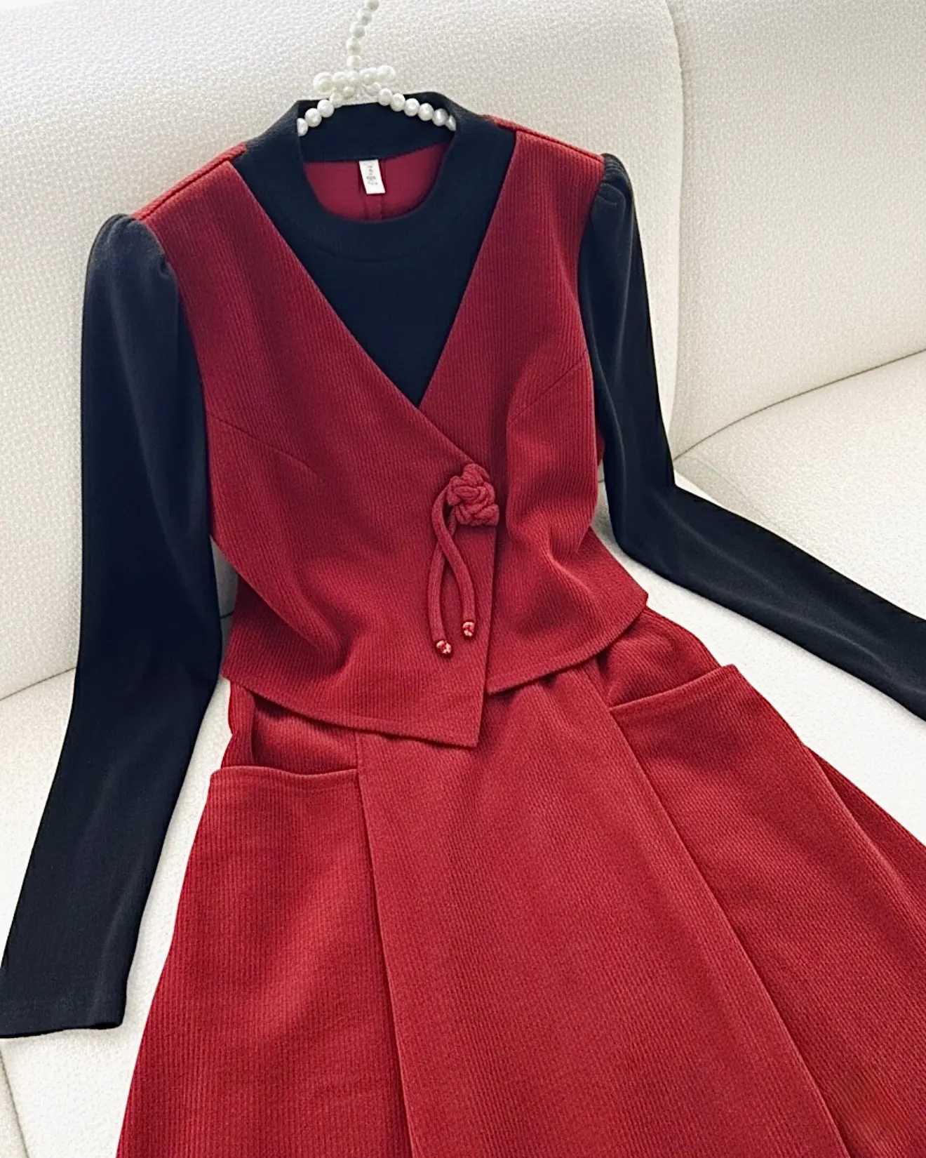 پیراهن سه تیکه ژیله دامنh1950