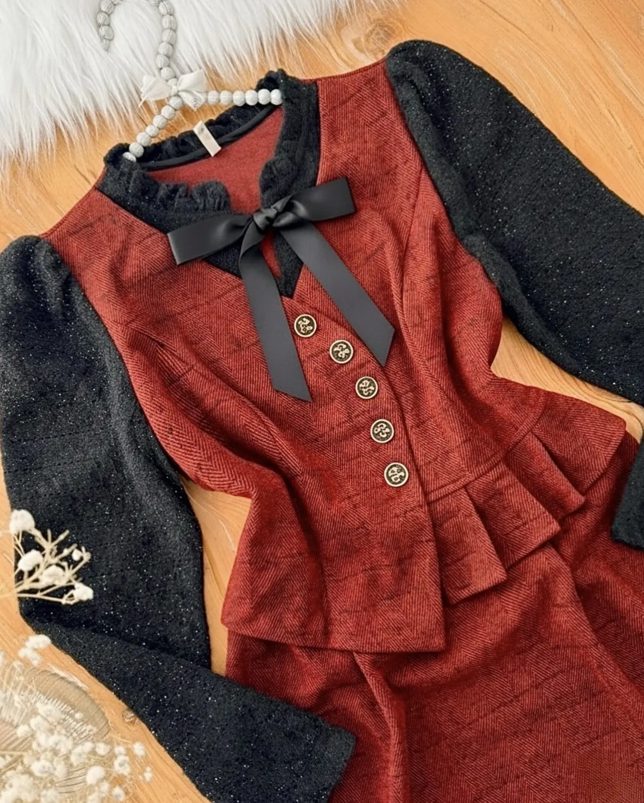 پیراهن طرح ژیله دامن وارداتی h1990