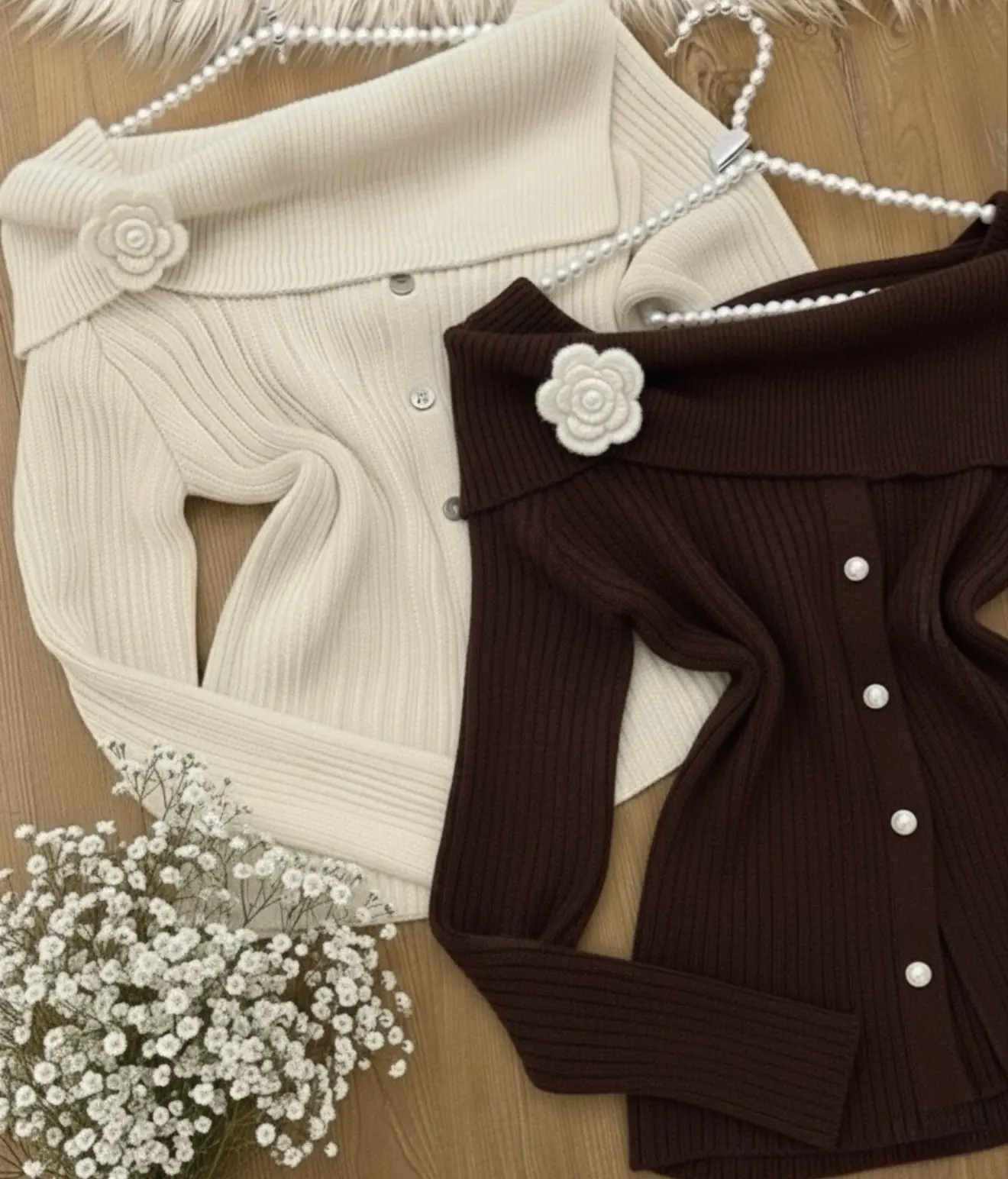 بافت  یقه گل h2009