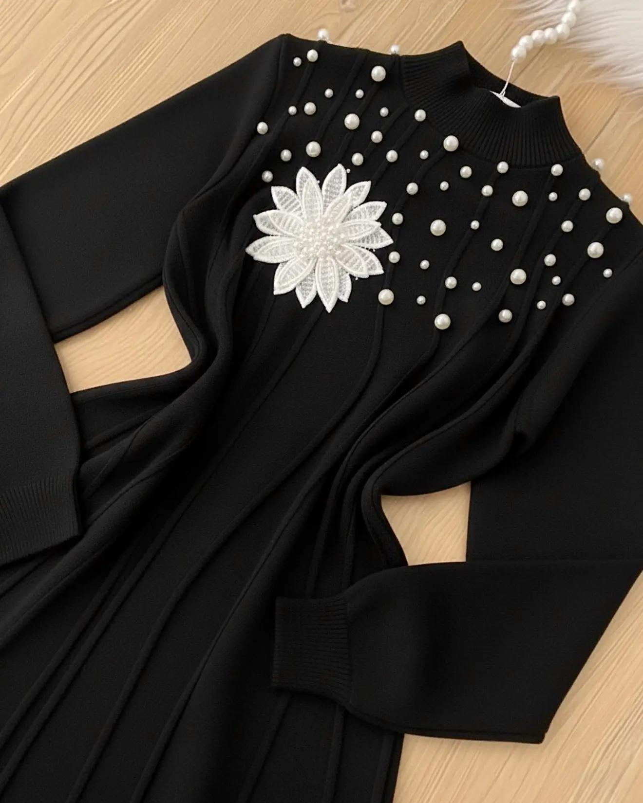 پیراهن بافت گل برجستهh2015