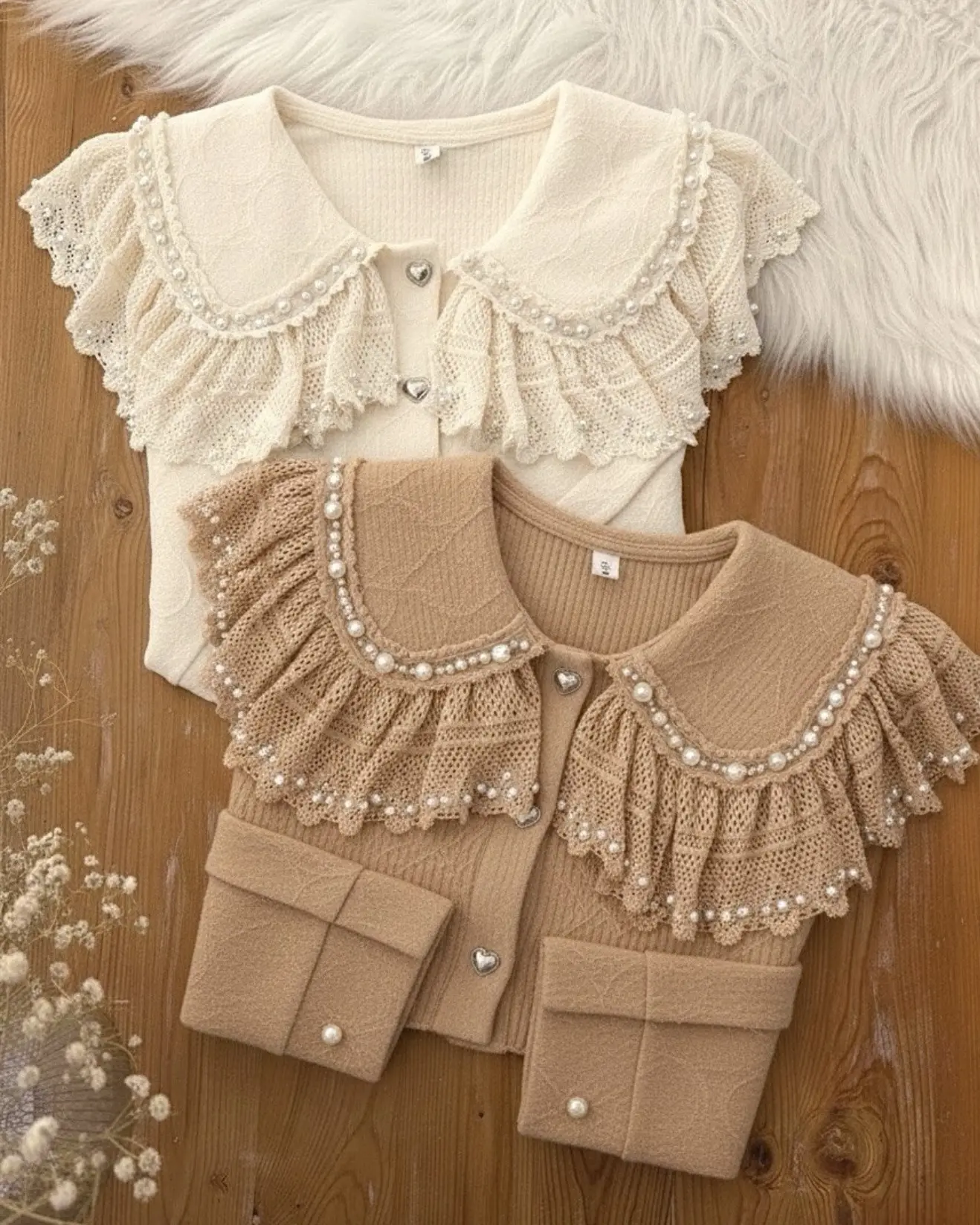 شومیز پرنسسی گیپور دارh2035