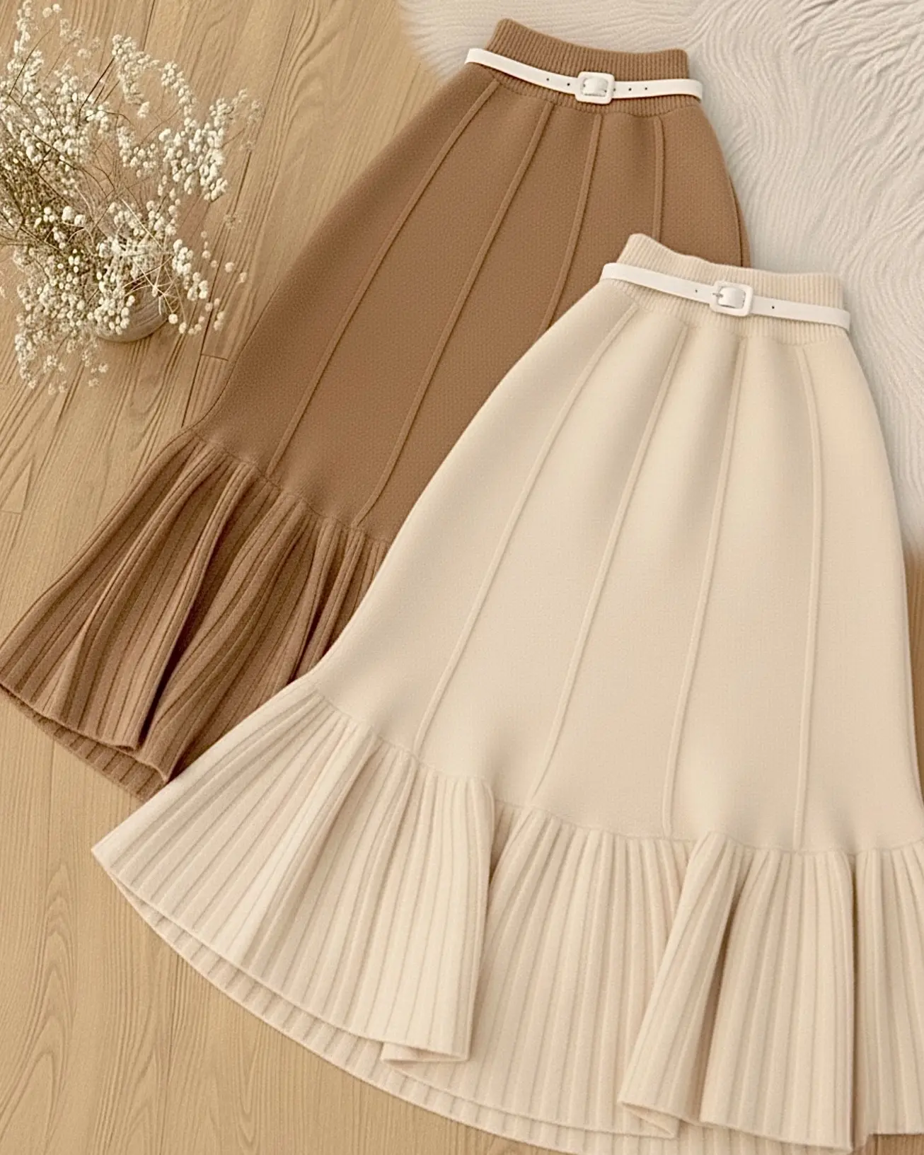 دامن بلند بافتh2060