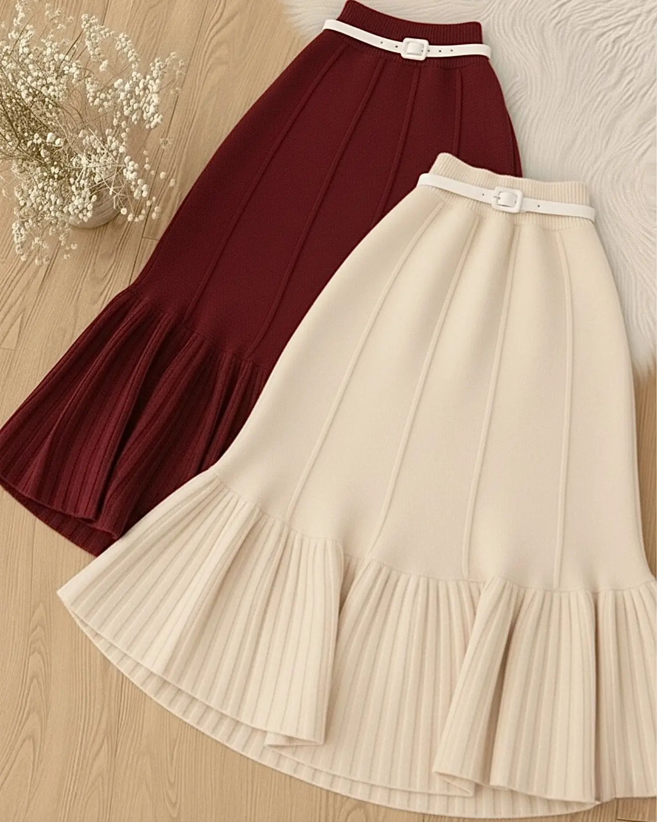 دامن بلند بافتh2060