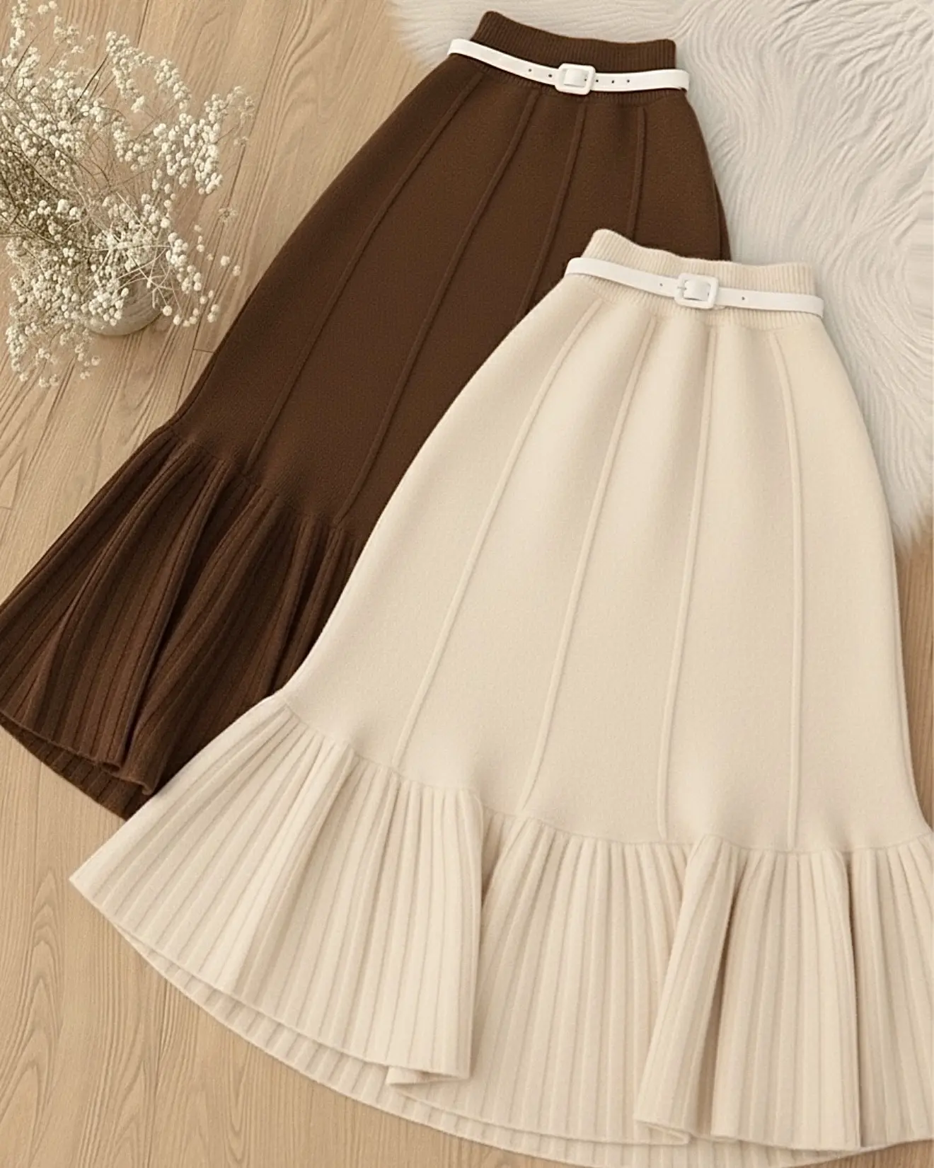 دامن بلند بافتh2060