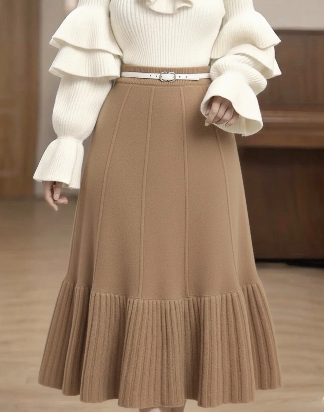 دامن بلند بافتh2060