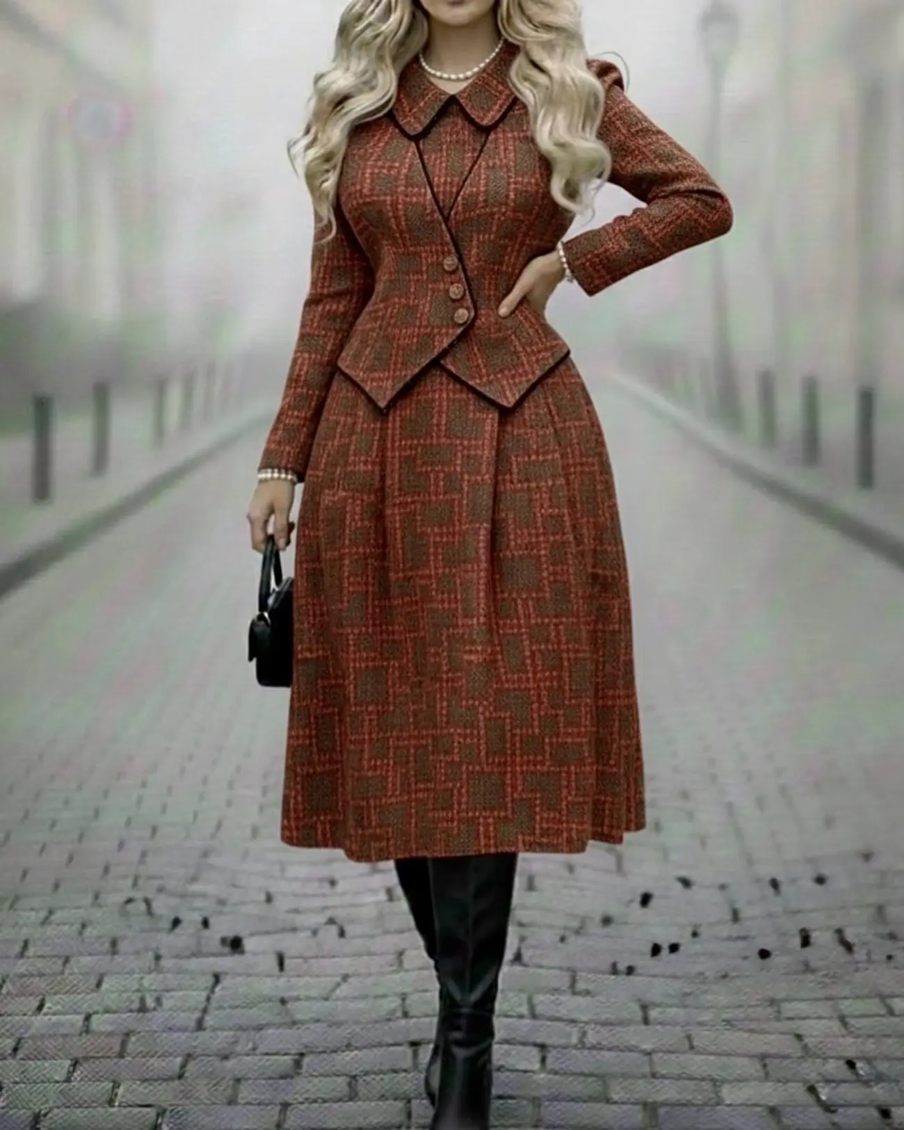 پیراهن شاین نگین دارh3020