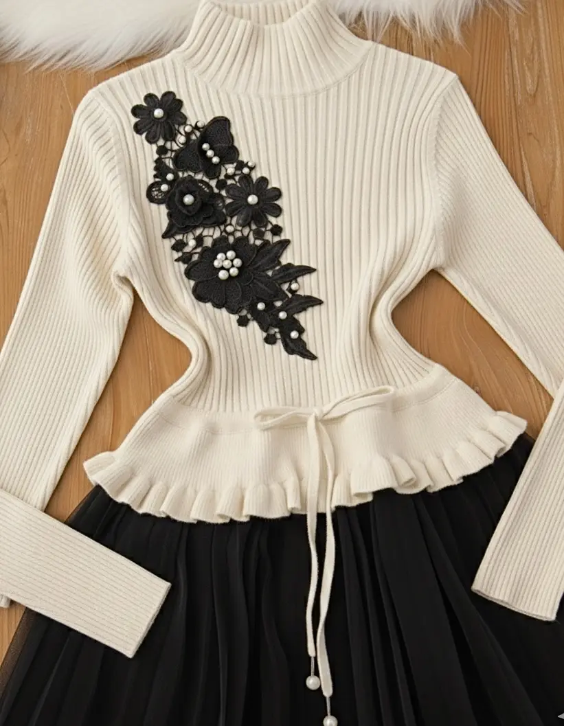 پیراهن بافت عروسکی h3083