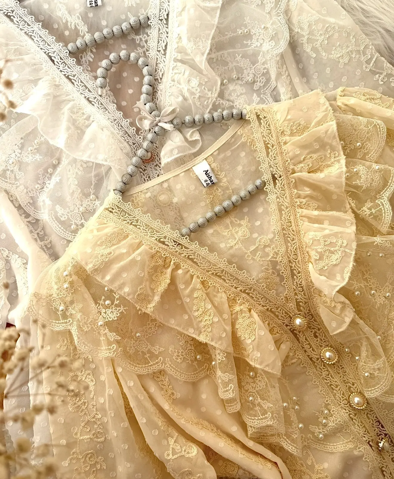 شومیز عروسکی مرواریدی h3091