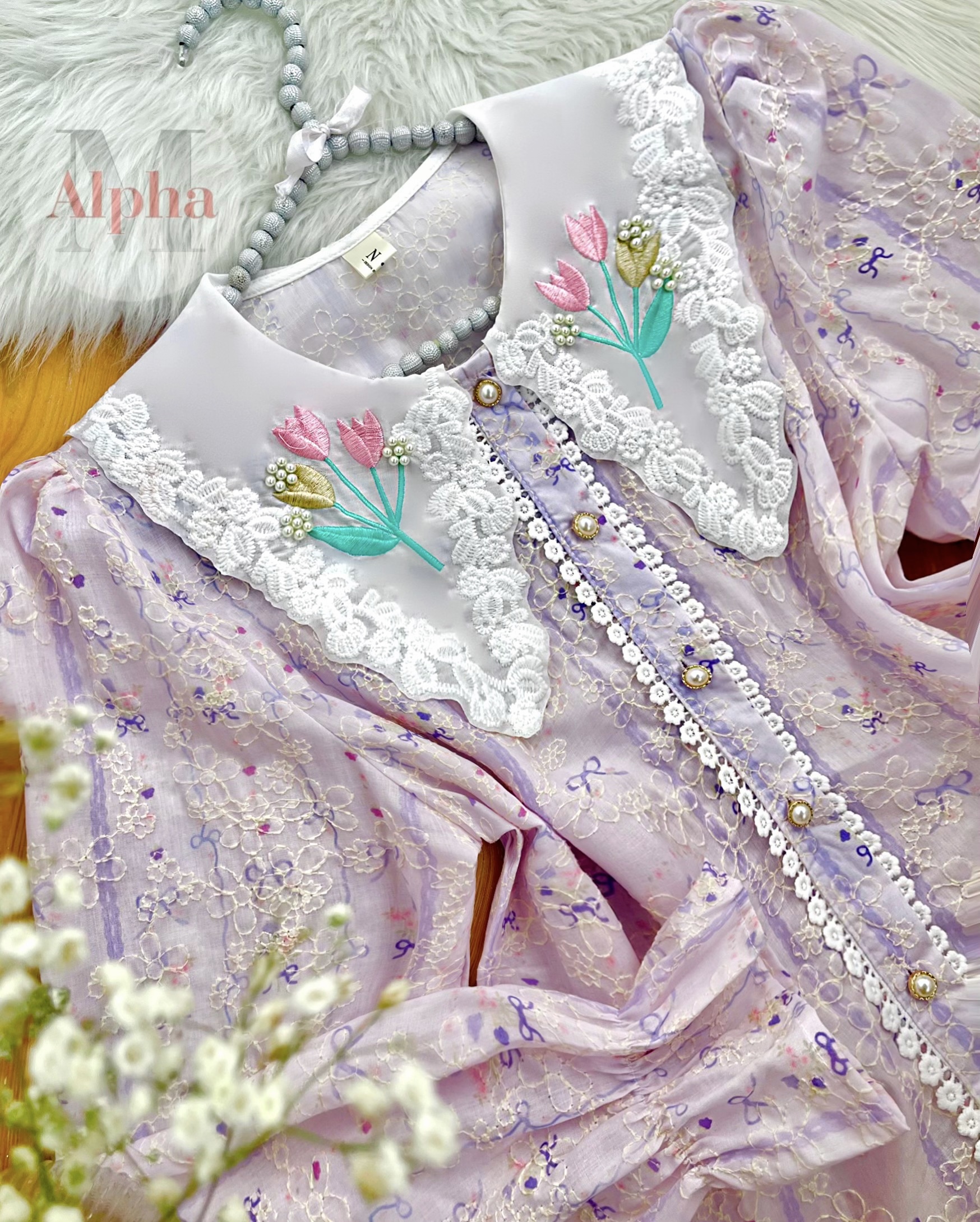 شومیز تماما گلدوزی d400