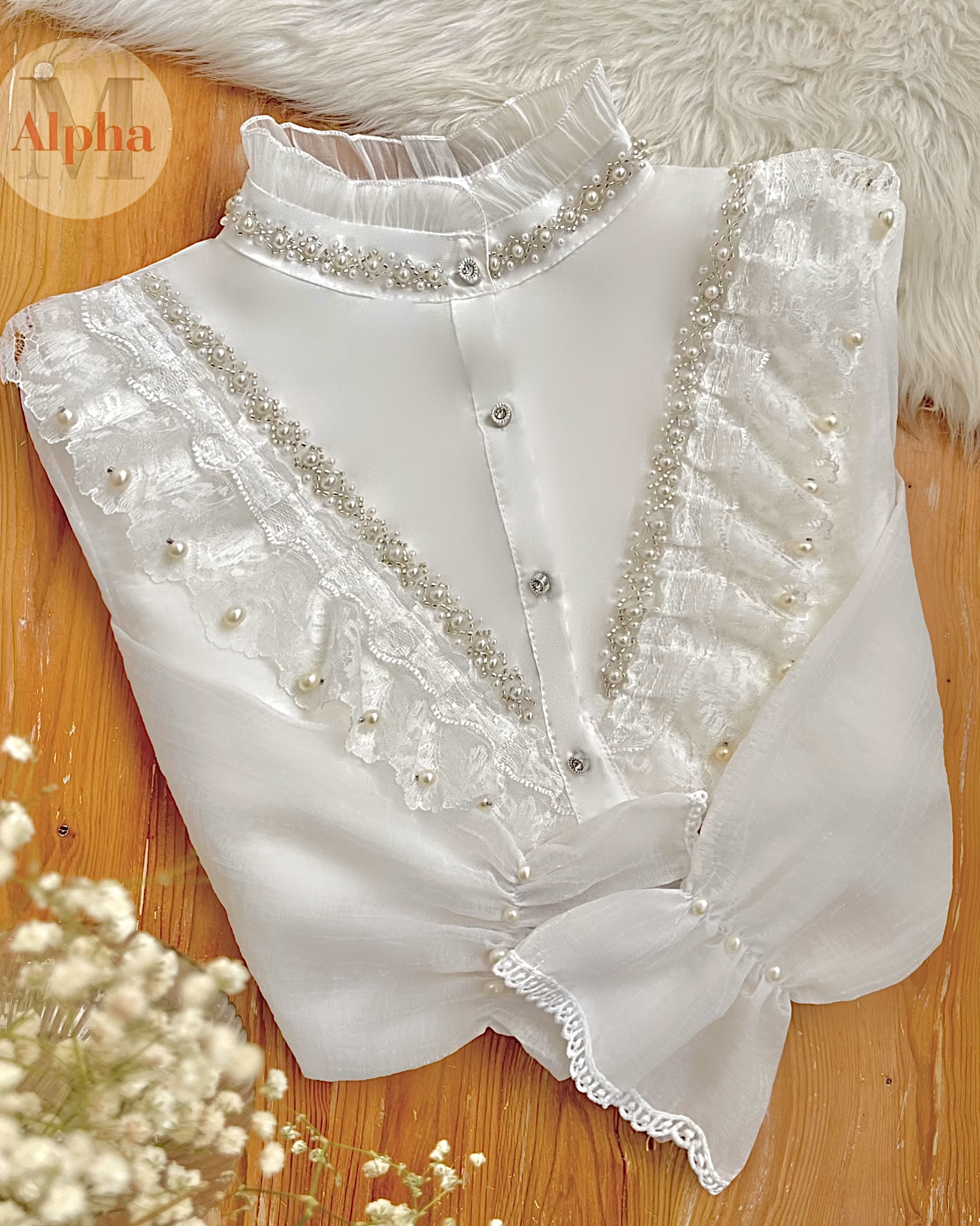 شومیز لمه گیپور دارd510