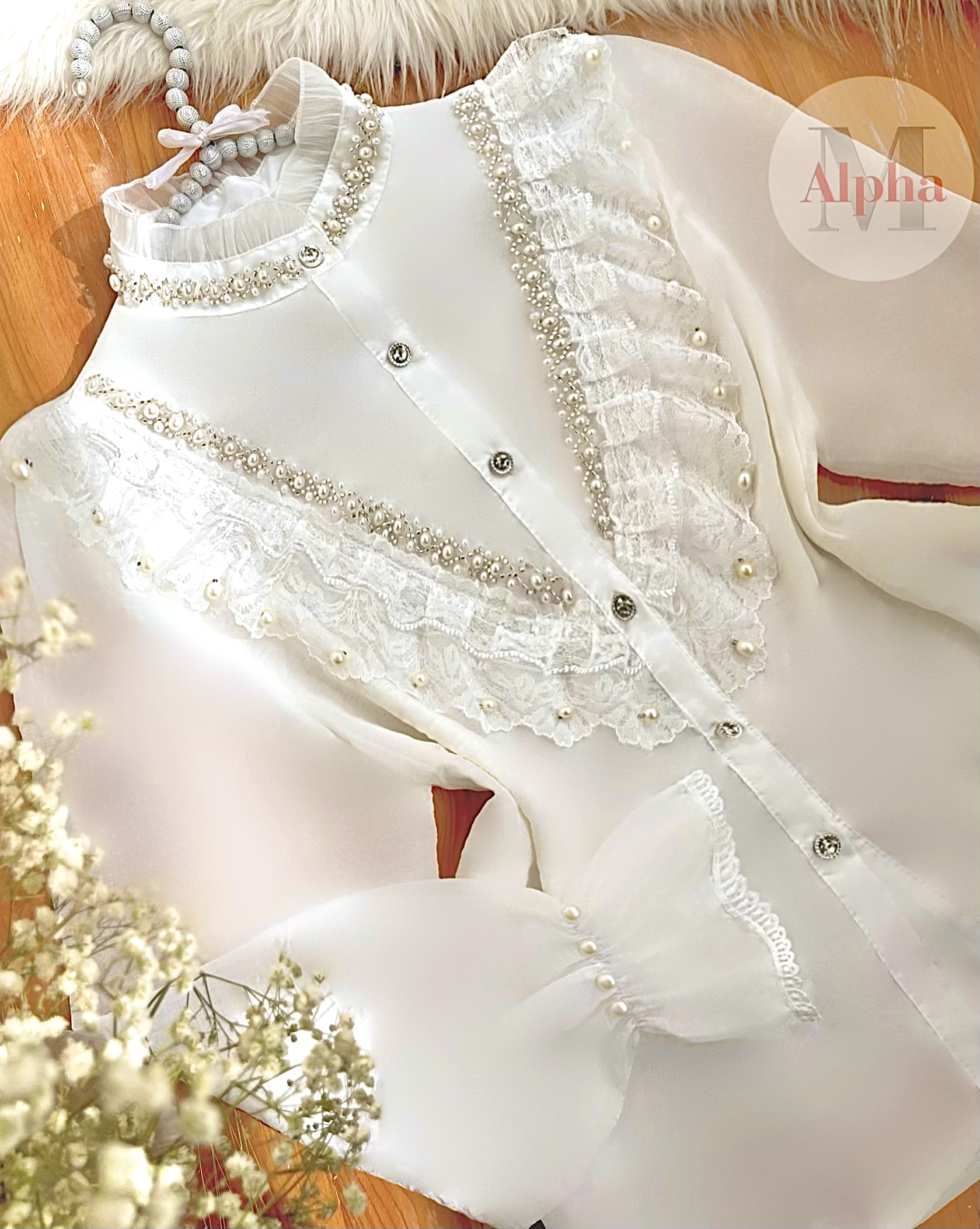 شومیز لمه گیپور دارd510