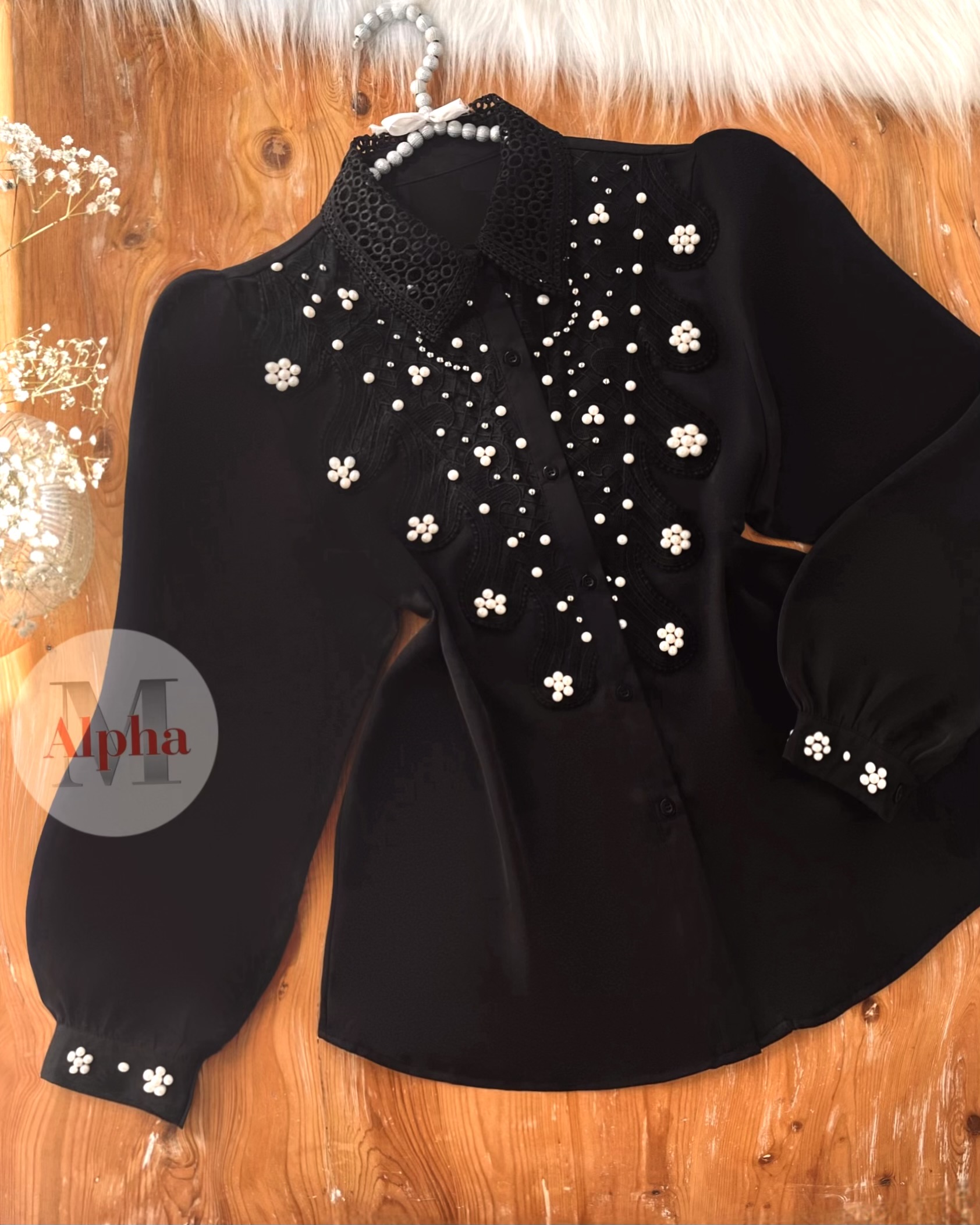شومیز مجلسی گیپورd410