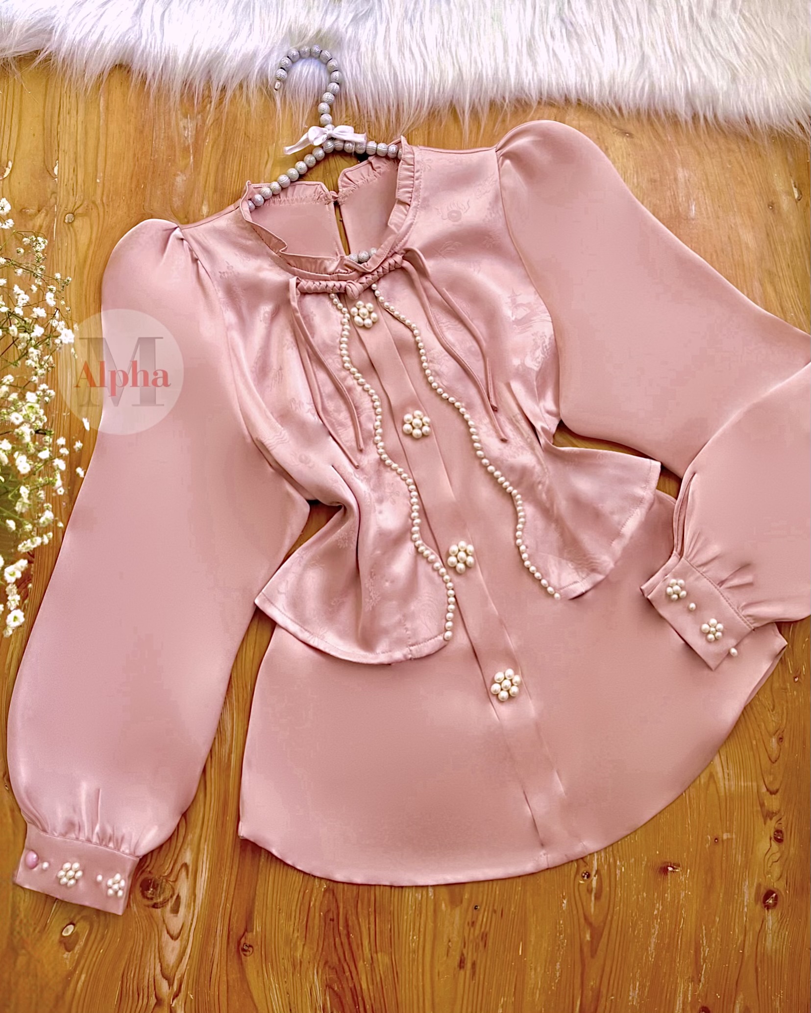 شومیز ژیله مرواریدیd450