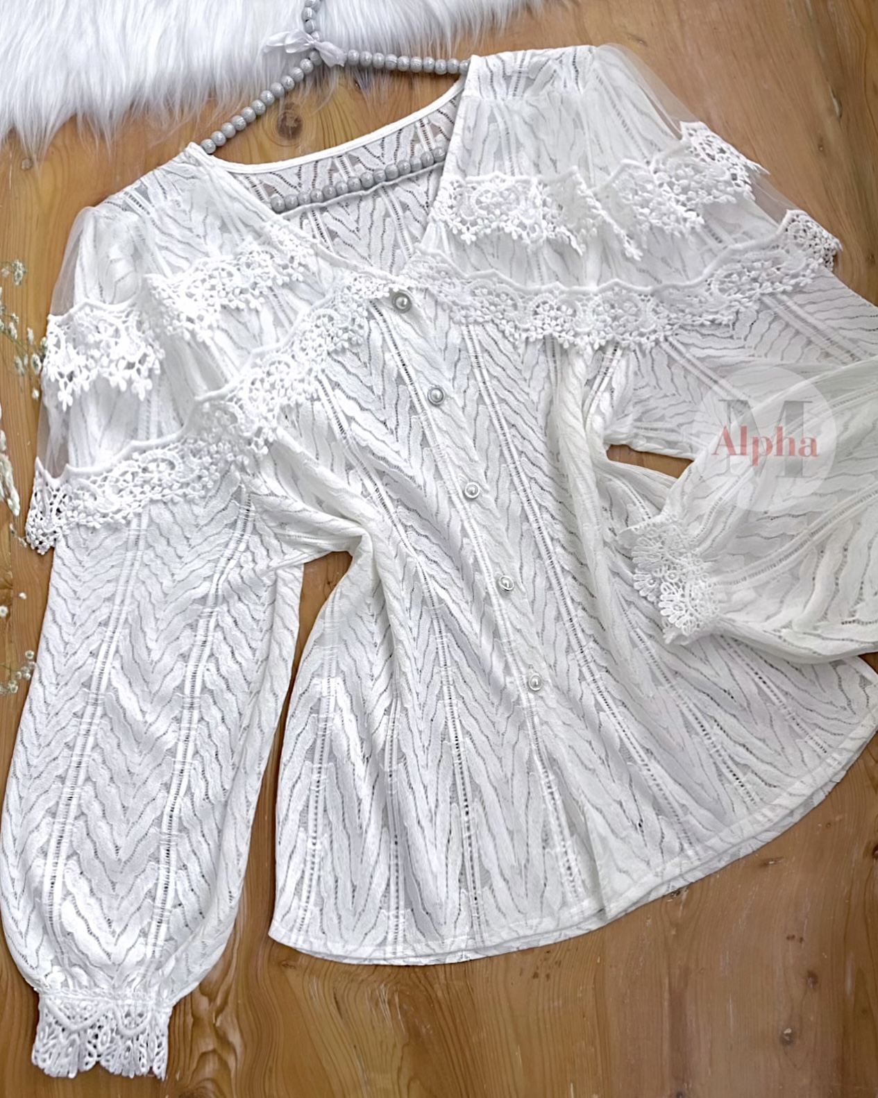 شومیز گیپور dd811