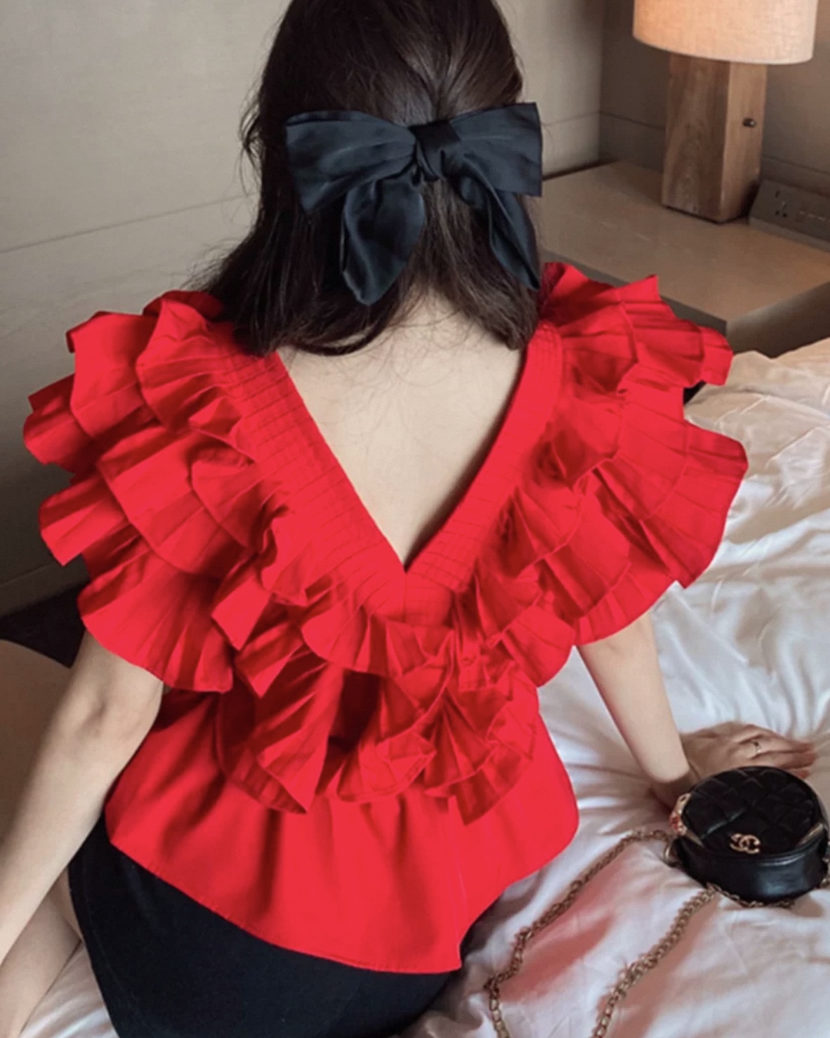 شومیز بالاتنه پلیسه f471